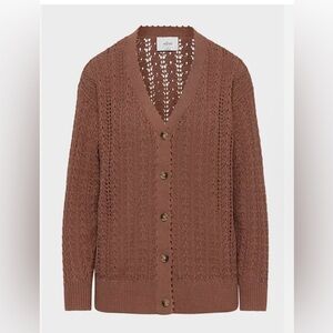 ARITZIA WILFRED Reverence Brown Cardigan